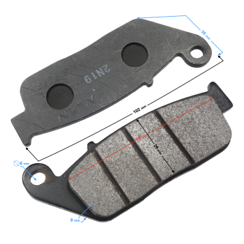 (HURT) Klocki hamulcowe przód  VOGE 500DS / 650DS -135261