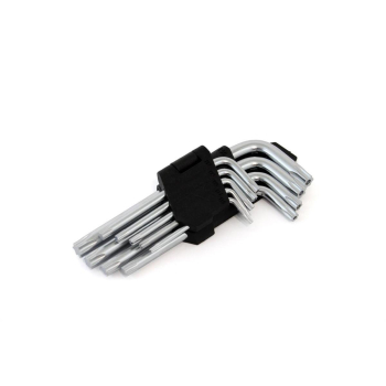 Klucze TORX krótkie CRV 9 szt. AMIO-01040-135415