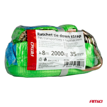 Pas transportowy z napinaczem 2000kg 38mm 8m AMIO--137687