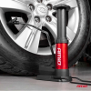 Pompka nożna MINI PU03 metalowa z manometrem AMIO--138009