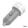 Ładowarka samochodowa USB-A+ USB-C 20W AMIO-03882-139578