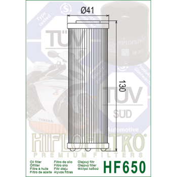 FILTR OLEJU HIFLO HF650 KTM 950/990/1050/1190/1290-139356