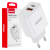 Ładowarka sieciowa PRO-09 USB + USB-C 20W Quick Ch-140649