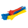 Opaski zaciskowe plastikowe wielokolorowe zestaw 1-140864