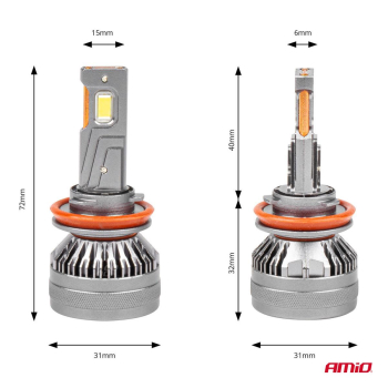 Żarówki samochodowe LED seria HP Full Canbus H8 H9-140388