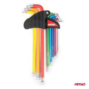 Klucze TORX extra długie zestaw imbusy zestaw 9 sz-140789