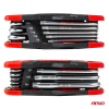 Klucze TORX składane 8szt. CRV AMIO-04789-142361