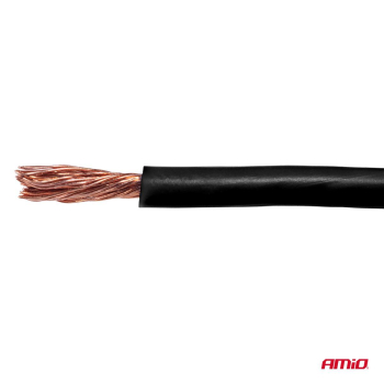 Przewód jednożyłowy czarny CCA 1x1.5mm2 50m 7.5A 1-142548