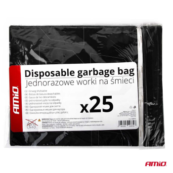 Jednorazowe worki na śmieci do samochodu 25 szt. A-142754