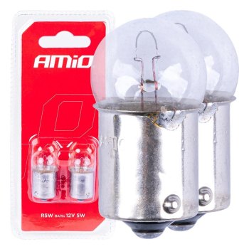 Żarówki halogenowe R5W BA15s 12V 2szt. blister AMI-142900