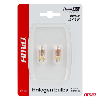 Żarówki halogenowe WY5W 12V5W LumiTec pomarańczowe-142962
