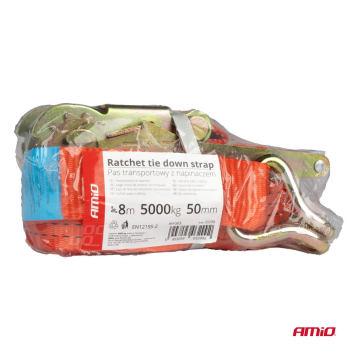 Pas transportowy z napinaczem 5000kg 50mm 8m AMIO--143622