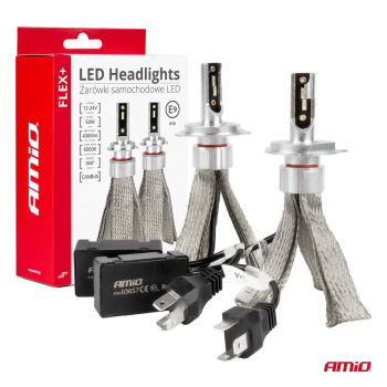 Żarówki samochodowe LED seria FLEX+ H4/H19 6000K 1-143780