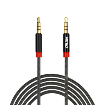 Kabel AUX MINI JACK 3,5mm oplot 200cm AMIO-03270-143885