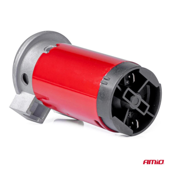 Klakson sygnał dźwiękowy fanfara chrom 12V AMIO-03-143895