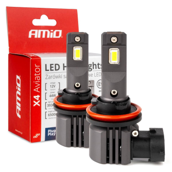 Żarówki samochodowe LED seria X4 Aviator H8 H9 H11-144369
