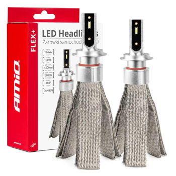 Żarówki samochodowe LED seria FLEX+ H7 12V 24V 600-144834