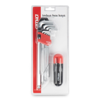 Klucze imbusowe HEX z kulką extra długie imbusy ze-145361