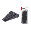 Taśmy opaski zaciskowe kablowe czarne 3,6x150mm - -146196