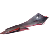 Obudowa reflektora lewa cz. 3 czerwona GT 125-14651