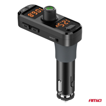Transmiter samochodowy FM 2×USB-A 1×USB-C mircoSD -146298