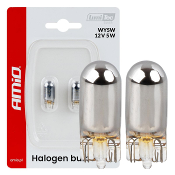 Żarówki halogenowe WY5W 12V5W LumiTec chrom 2szt. -147155