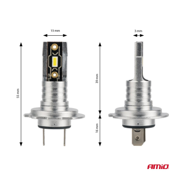 Żarówki samochodowe LED seria H-mini H7 H18 6500K -147304