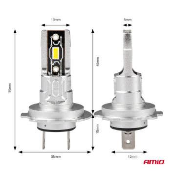 Żarówki samochodowe LED seria H-mini H7 H18 6500K -147305