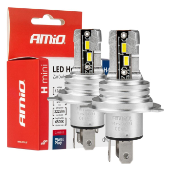 Żarówki samochodowe LED seria H-mini H4/H19 6500K -148016