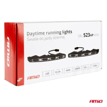 Światła do jazdy dziennej DRL 523HP mini AMIO-0152-148542
