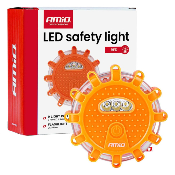 Lampa ostrzegawcza awaryjna z funkcją latarki 3xAA-148878