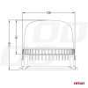 Lampa ostrzegawcza błyskowa kogut 24 LED W25B 12V -149113