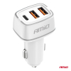 Ładowarka samochodowa 2x USB-A + USB-C 32W AMIO-03-149210