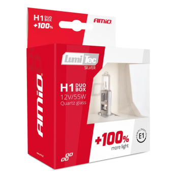 Żarówki halogenowe H1 12V 55W LumiTec SILVER +100%-149585