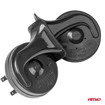 Klakson sygnał dźwiękowy 12V 2 sztuki AMIO-03621-149990