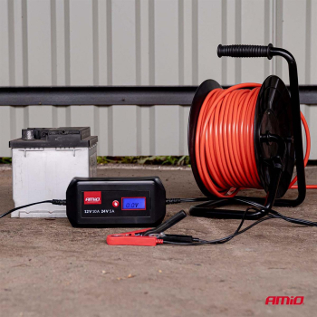 Prostownik cyfrowy STD GEL AGM WET MAX 10A 12V 24V-150559