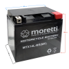 Akumulator Moretti AGM (Gel) MTX14L-BS-153978