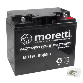 Akumulator Moretti AGM (Gel) MB19L-BS-154811