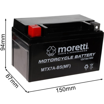 Akumulator Moretti AGM (Gel) MTX7A-BS