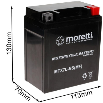 Akumulator Moretti AGM (Gel) MTX7L-BS-1669