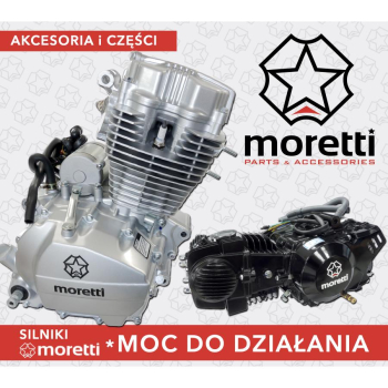 Silnik Moretti poziomy 1P60YMJ, 150cc 4T, 4-biegow-16875