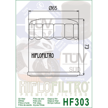 FILTR OLEJU HIFLO HF303-169371
