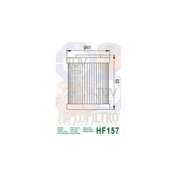FILTR OLEJU HIFLO HF157 KTM SX/EXC, KTM 690-170359