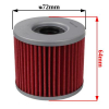 FILTR OLEJU HIFLO HF133 SUZUKI GS/GSX (PAPIEROWY +-1723
