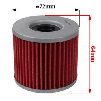 FILTR OLEJU HIFLO HF133 SUZUKI GS/GSX (PAPIEROWY +-1723