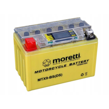 Akumulator Moretti AGM (I-Gel) MTX9-BS ze wskaźnik