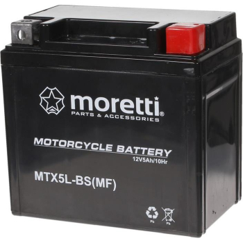 Akumulator Moretti AGM (Gel) MTX5L-BS-1737