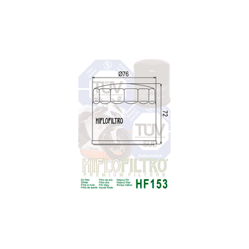 FILTR OLEJU HIFLO HF153 DUCATI MONSTER ST/GT/MULTI-174864
