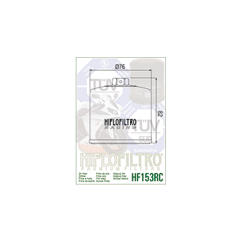 FILTR OLEJU HIFLO HF153RC DUCATI MONSTER ST/GT/MUL-175780