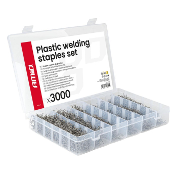 Zestaw zszywek do plastiku duży 3000szt. AMIO-0474-177079